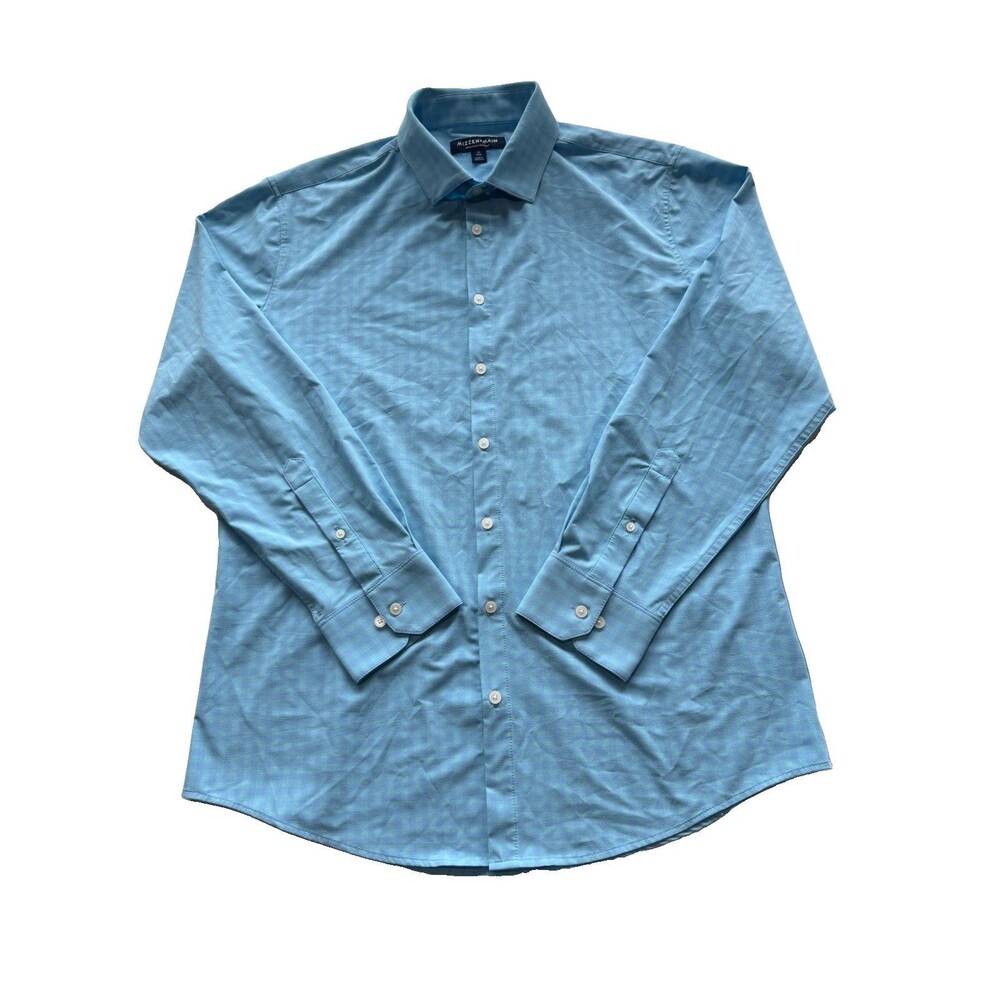 MIZZEN + MAIN Monaco Dress Shirt Mens XL Trim Button Up Long Sleeve 1WS-0476